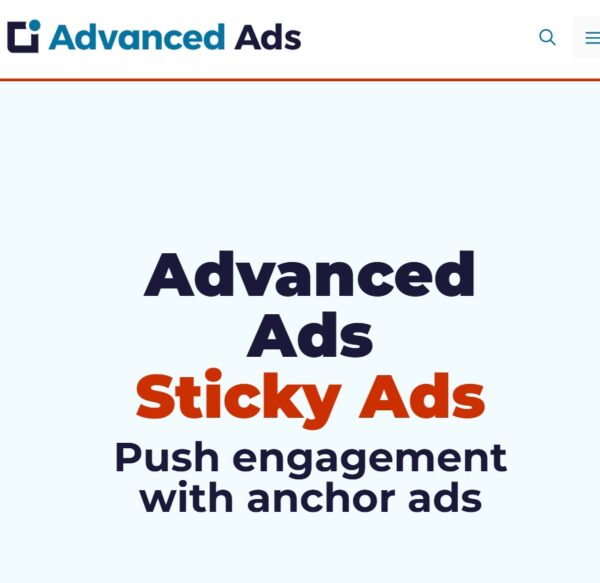 Advanced Ads Sticky Ads