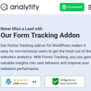 Analytify Forms Tracking
