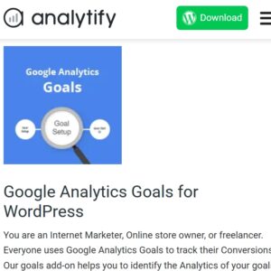 Analytify Pro Goals