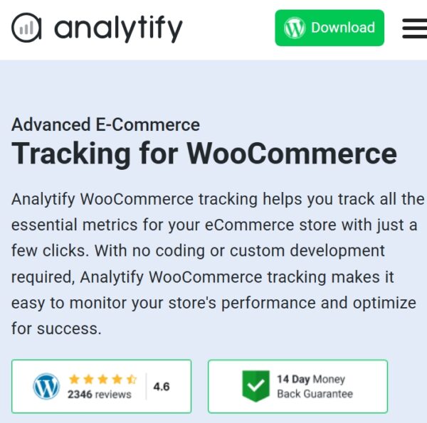 Analytify Pro WooCommerce