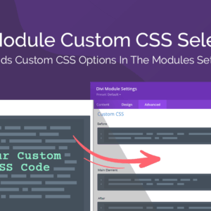 Divi Module Custom CSS Selectors