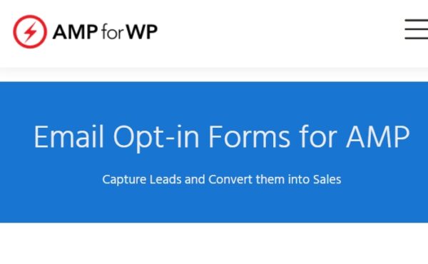 Email Opt-in Forms for AMP