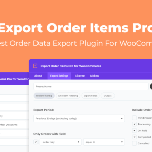 Export Order Items Pro
