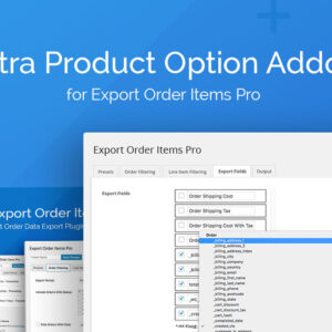 Extra Product Options Addon for Export Order Items Pro