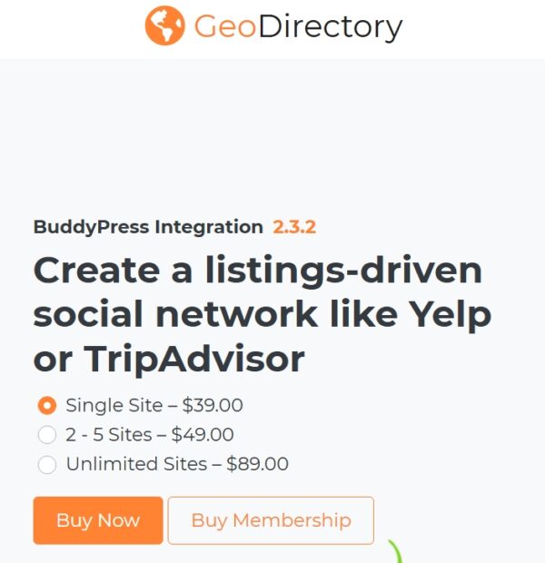 GeoDirectory Buddypress Integration