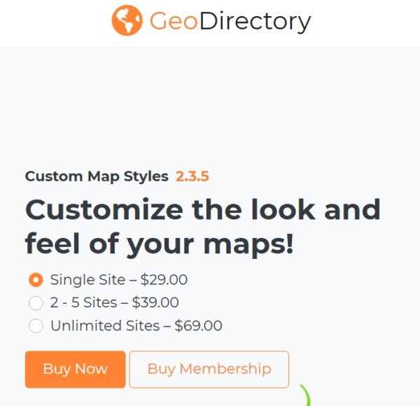 GeoDirectory Custom Map Styles
