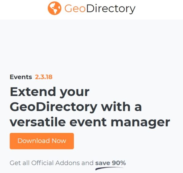 GeoDirectory Events