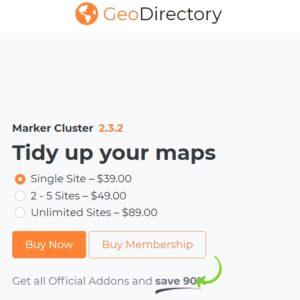 GeoDirectory Marker Cluster