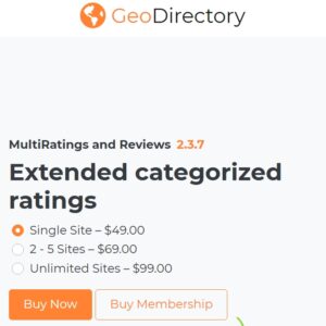 GeoDirectory Review Rating Manager
