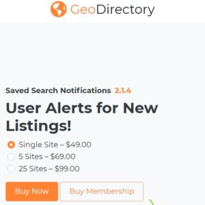 GeoDirectory Save Search Notifications