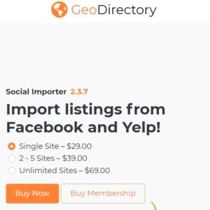 GeoDirectory Social Importer