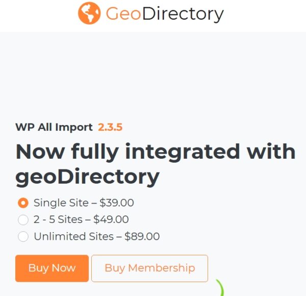 GeoDirectory WP All Import
