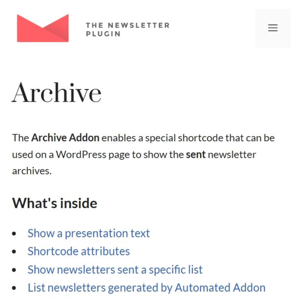Newsletter Archive