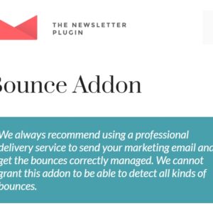 Newsletter Bounce