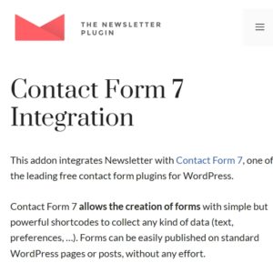 Newsletter Ninja Forms Integration