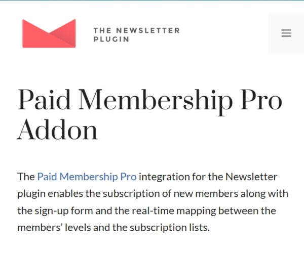 Newsletter Paid Membership Pro 1.1.3