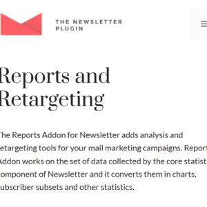 Newsletter Reports and Retargeting