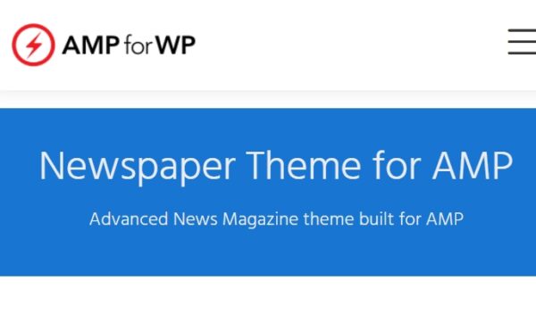 Newspaper Theme for AMP