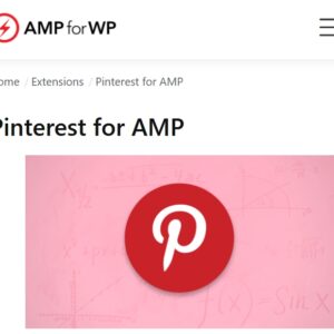Pinterest for AMP