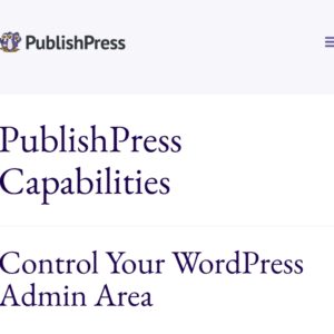 PublishPress Capabilities Pro