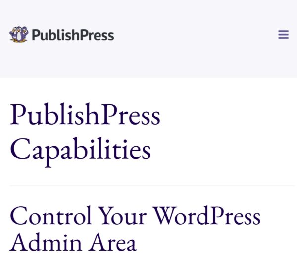 PublishPress Capabilities Pro