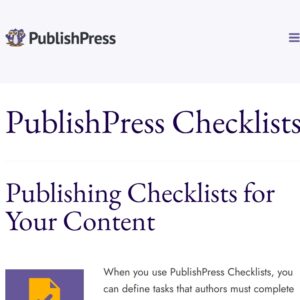 PublishPress Checklists Pro
