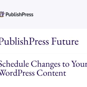 PublishPress Future Pro
