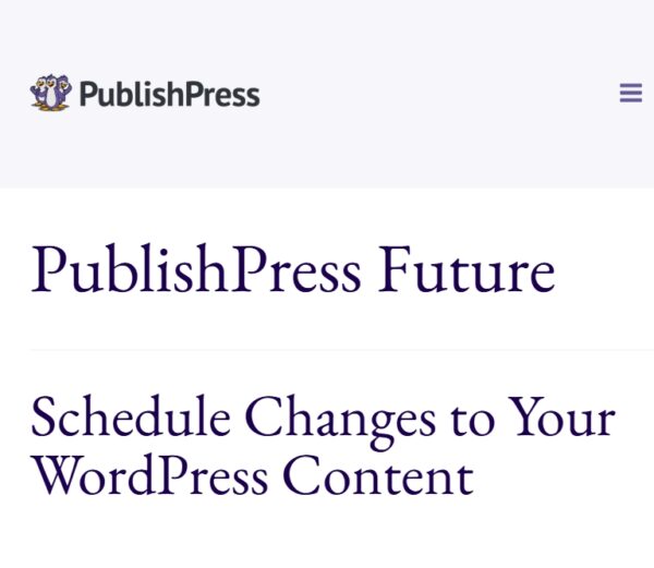 PublishPress Future Pro