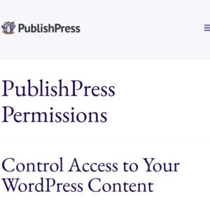 PublishPress Permissions Pro