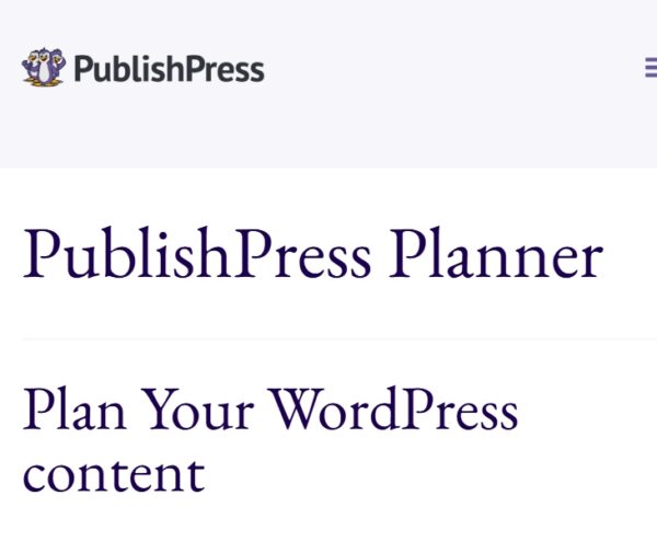 PublishPress Planner Pro