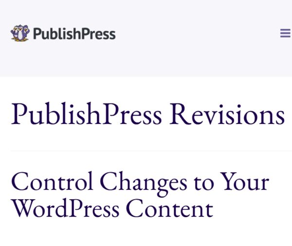 PublishPress Revisions Pro