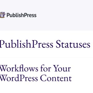 PublishPress Statuses Pro