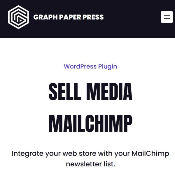 Sell Media Mailchimp Addon