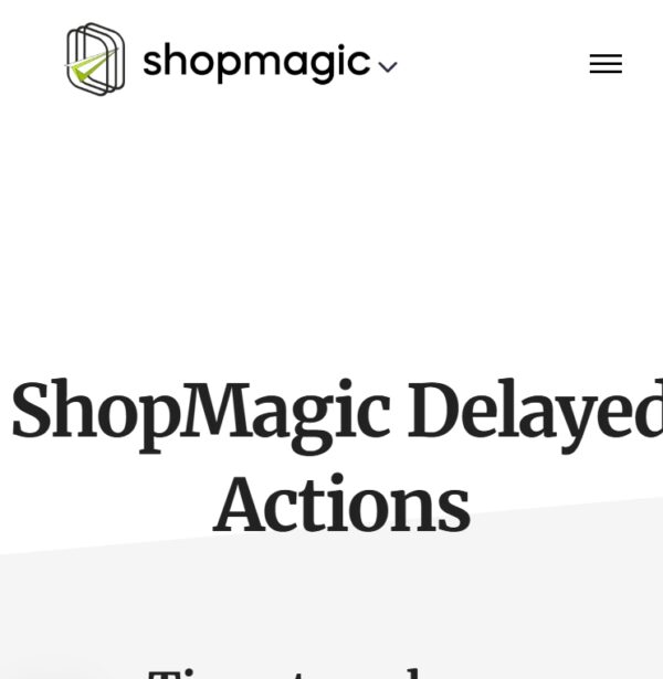 ShopMagic Delayed Actions