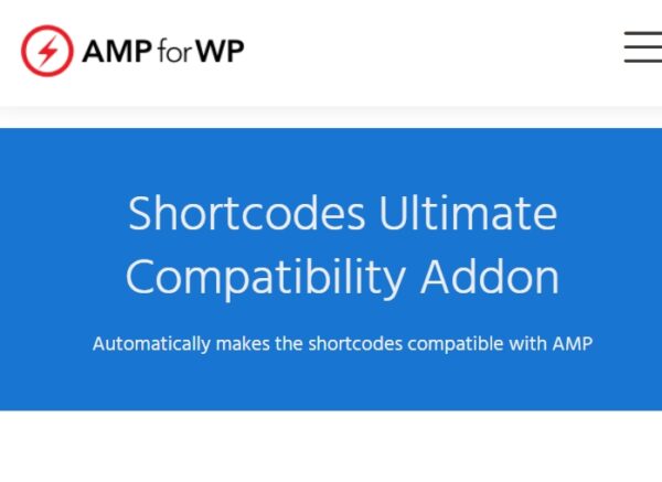 Shortcodes Ultimate for AMP