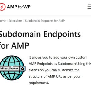 Subdomain Endpoints for AMP