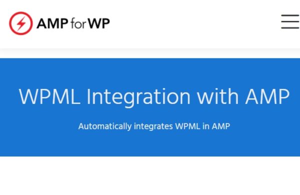 WPML For AMP