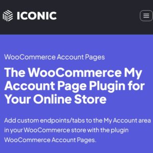 Iconic WooCommerce Account Pages