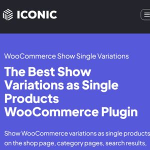 WooCommerce Show Single Variations