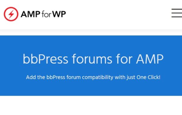 bbPress Forums for AMP