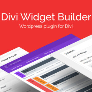 Divi Widget Builder