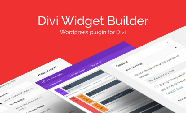 Divi Widget Builder