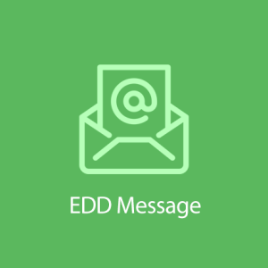 Easy Digital Downloads Message