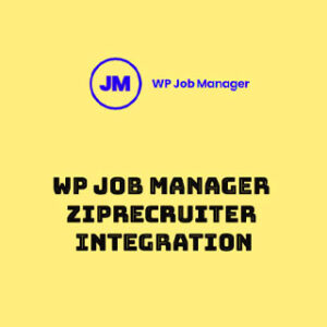 WP Job Manager ZipRecruiter Integration