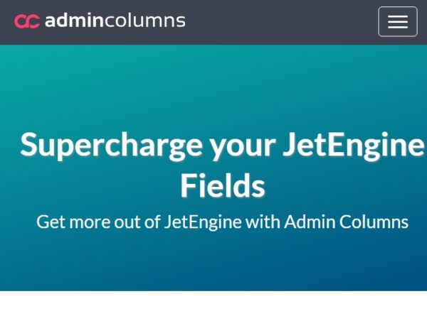 Admin Columns Pro JetEngine