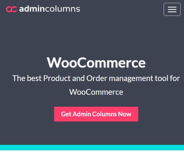 Admin Columns Pro WooCommerce