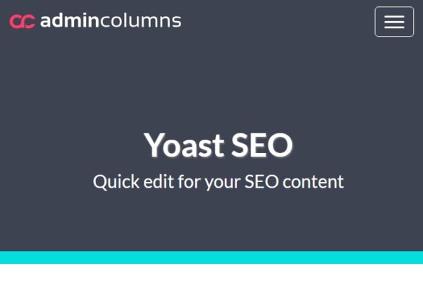 Admin Columns Pro Yoast SEO