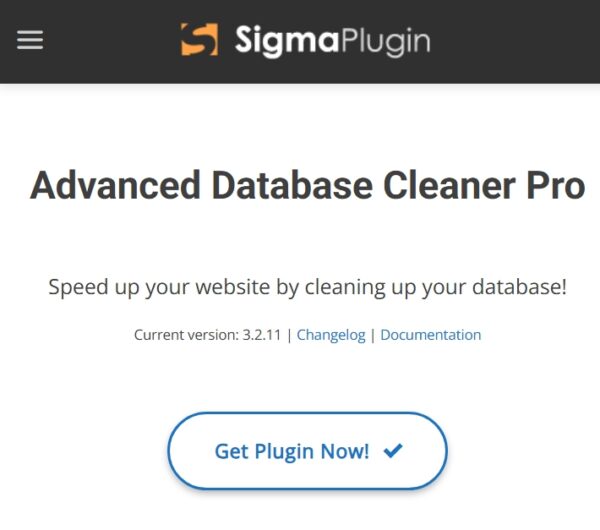Advanced Database Cleaner PRO