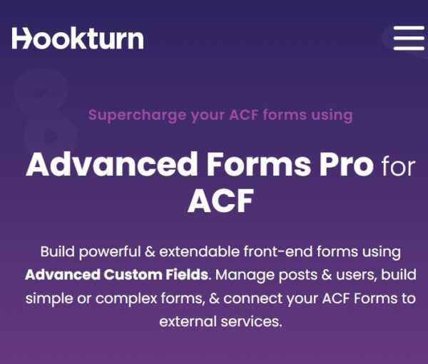 Advanced Forms Pro for ACF