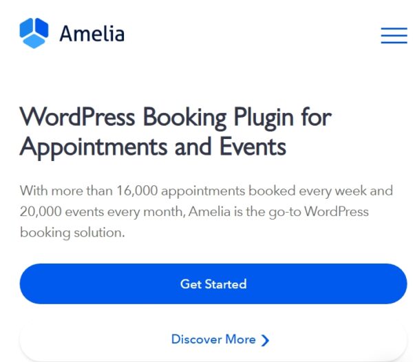 Amelia - Enterprise-Level Appointment Booking WordPress Plugin